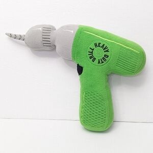HUGE green drill plush tool 12”